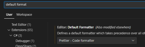 Default Formatter